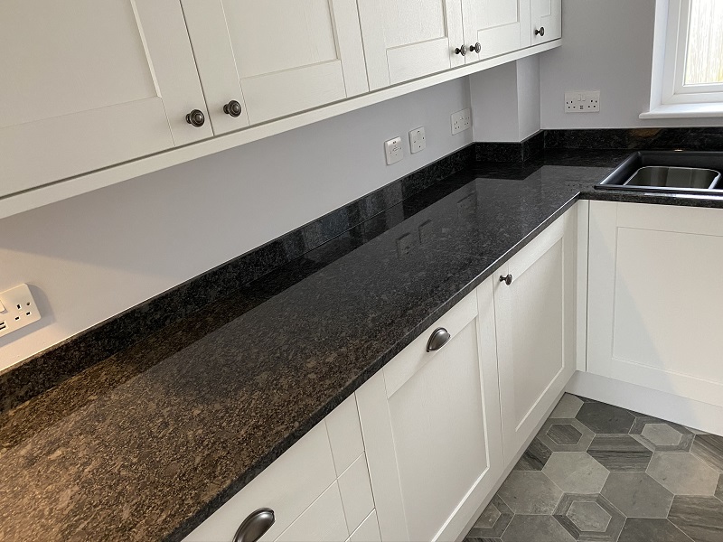 Steel Grey Granite Worktops - Everything Stone - Cornwall & Devon